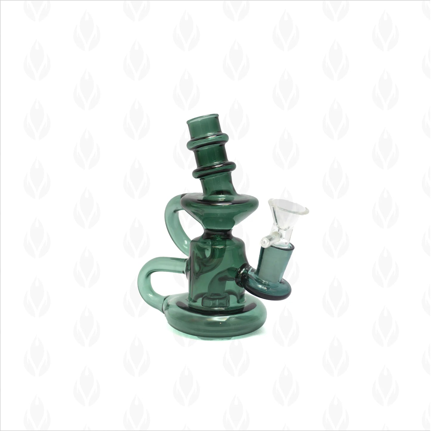 Mini Bong de Vidrio Verde