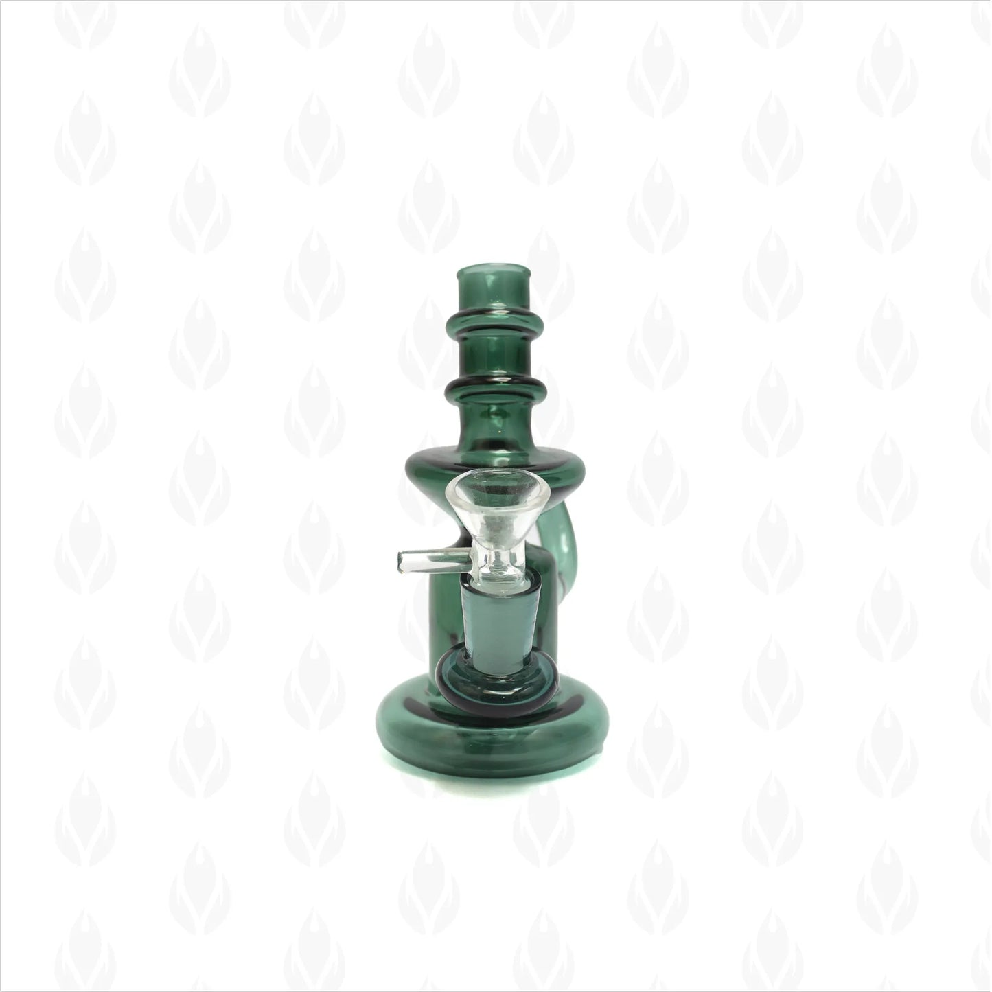 Mini Bong de Vidrio Verde