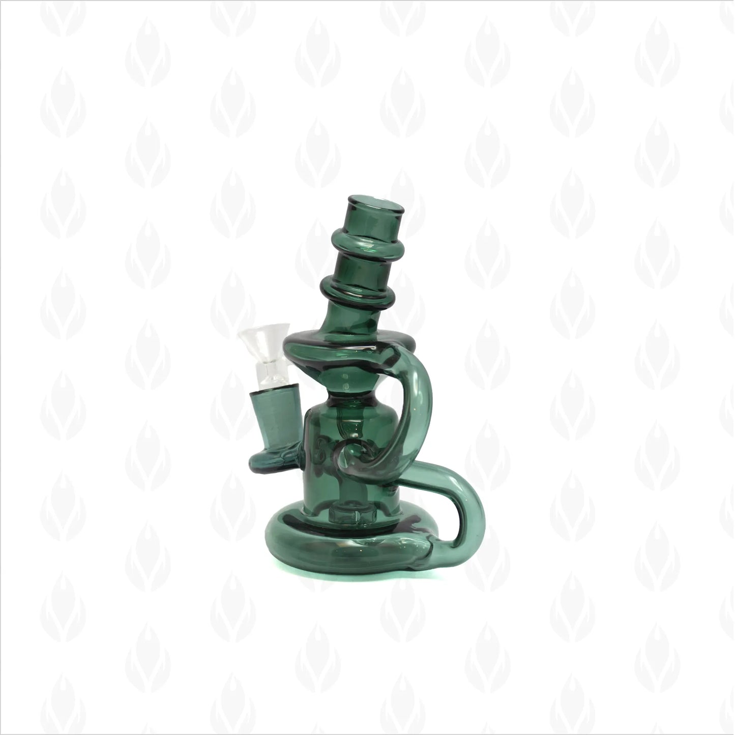 Mini Bong de Vidrio Verde