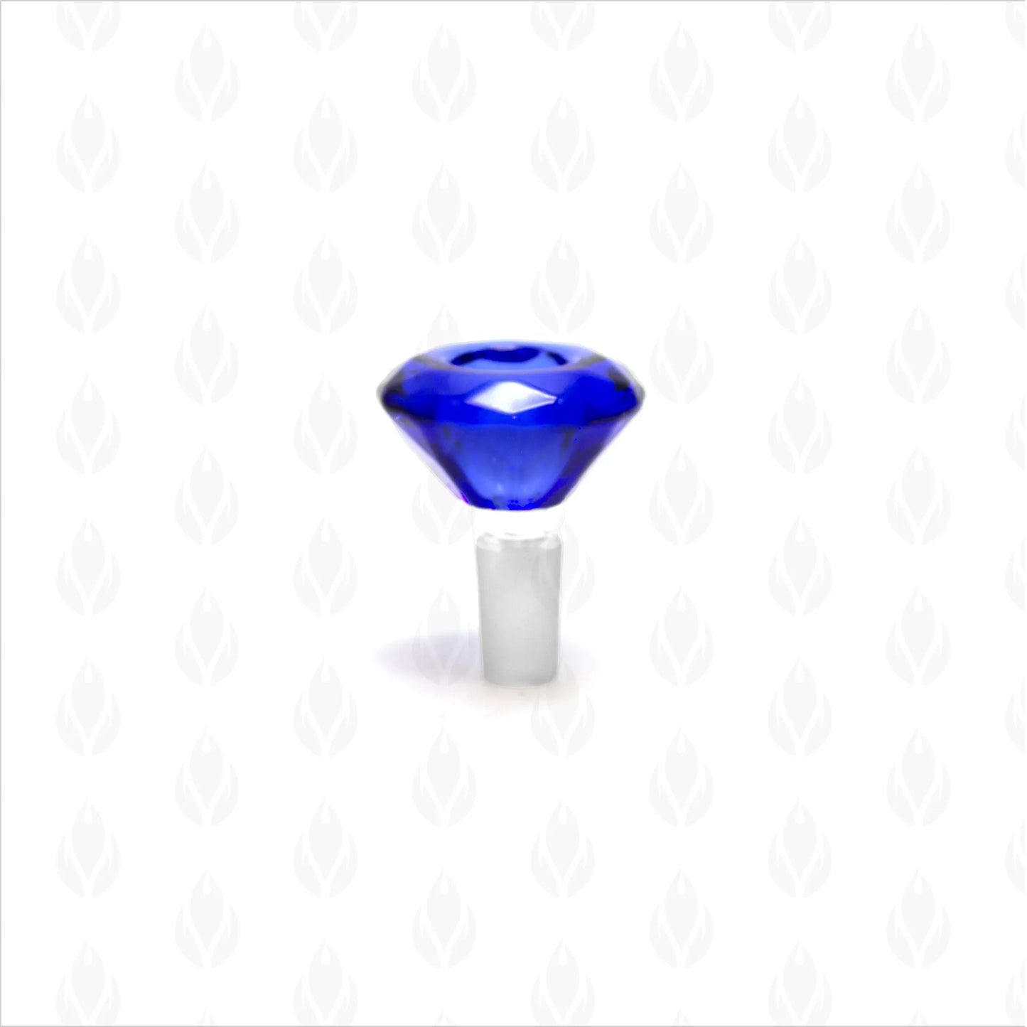 Bowl duradero de Pyrex con un elegante diseño de diamante azul