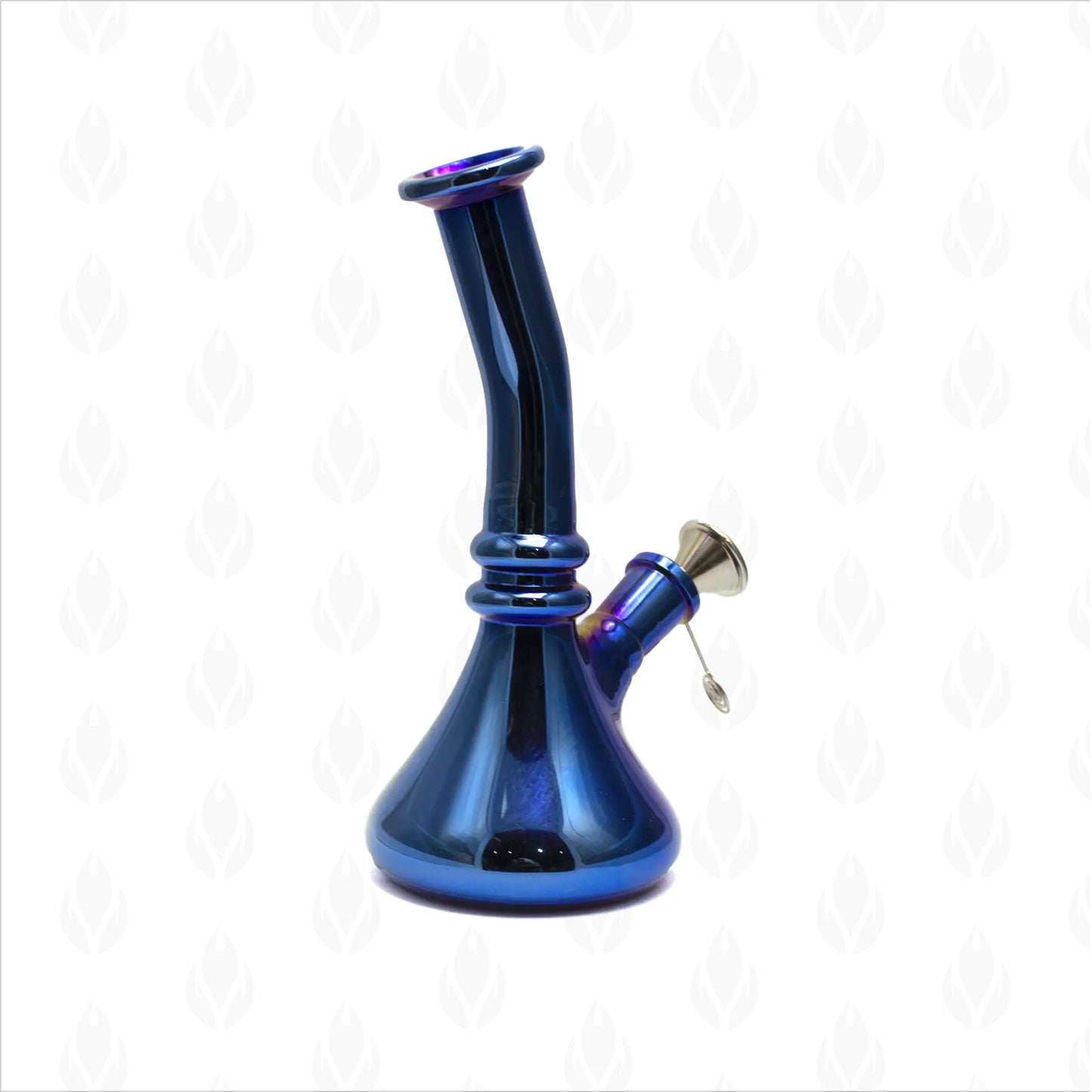 Bong matraz en tono azul rey tornasol