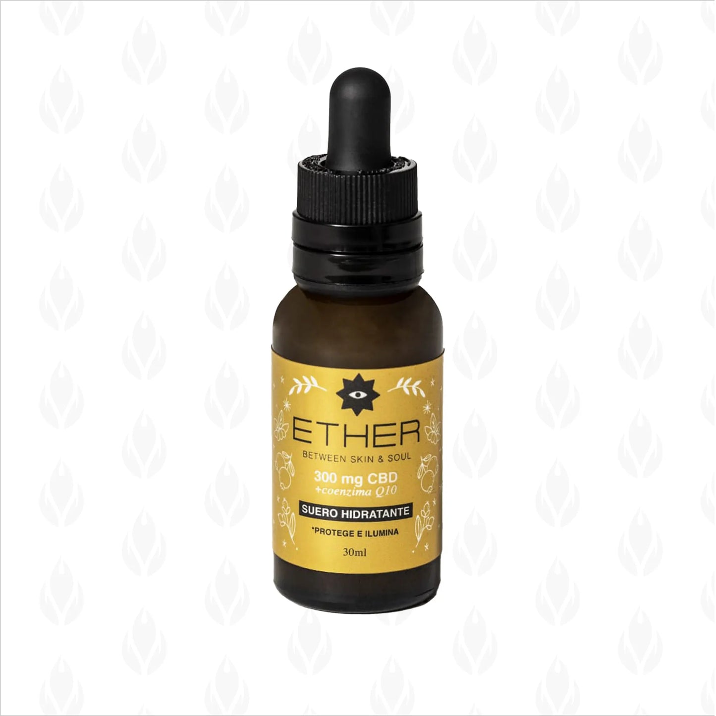 ETHER - Suero Hidratante 300mg CBD + coenzima Q10 30ml