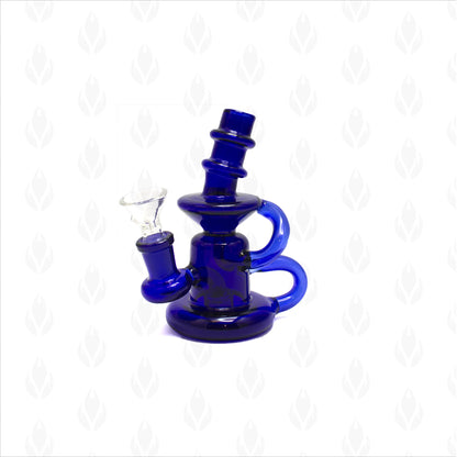 Mini Bong de Vidrio Azul