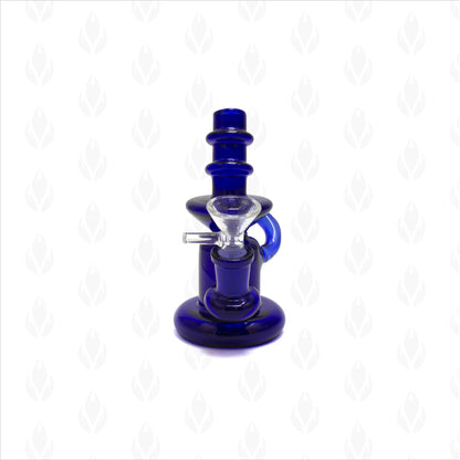 Mini Bong de Vidrio Azul