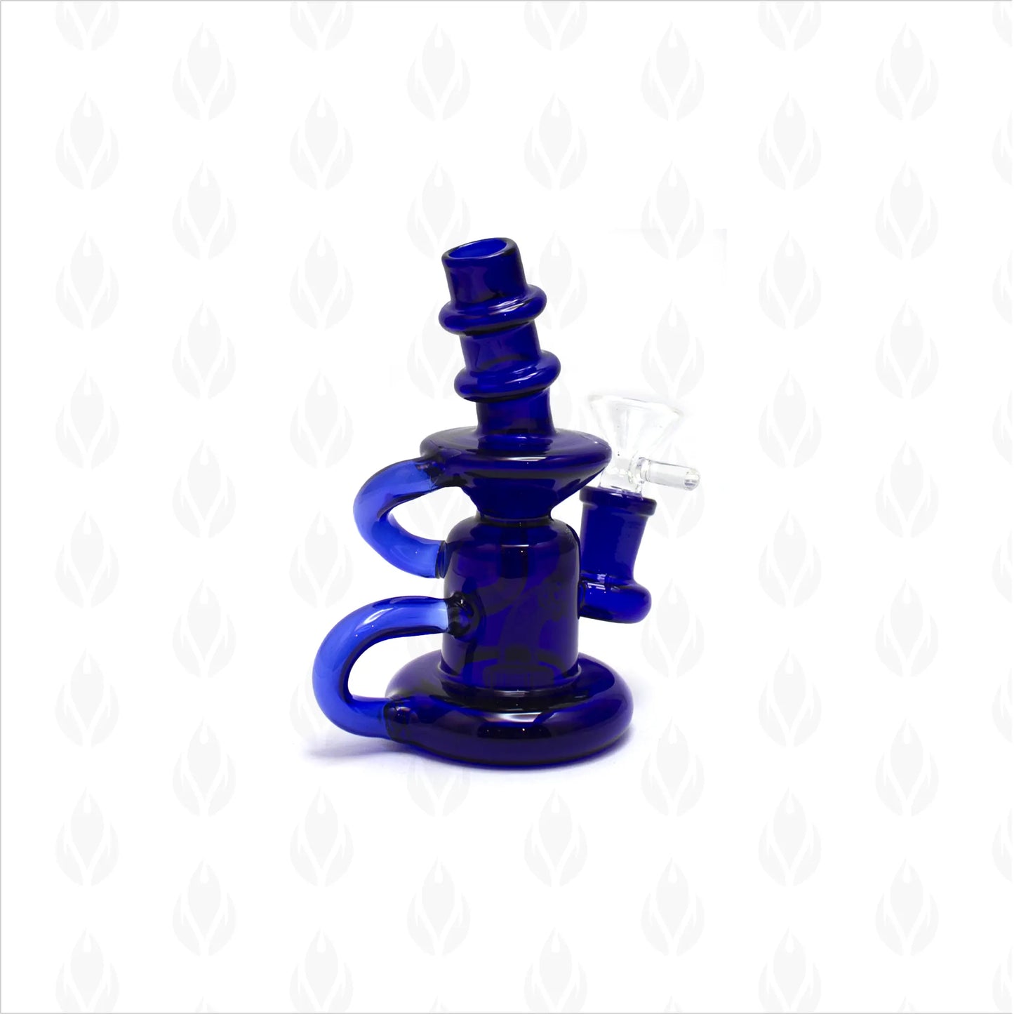 Mini Bong de Vidrio Azul