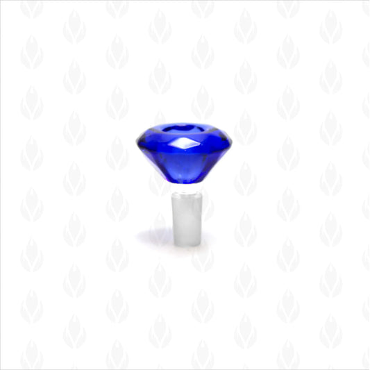 Bowl duradero de Pyrex con un elegante diseño de diamante azul